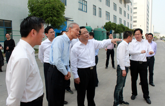 常州市市長丁純來上上電纜督查新能源項(xiàng)目建設(shè)